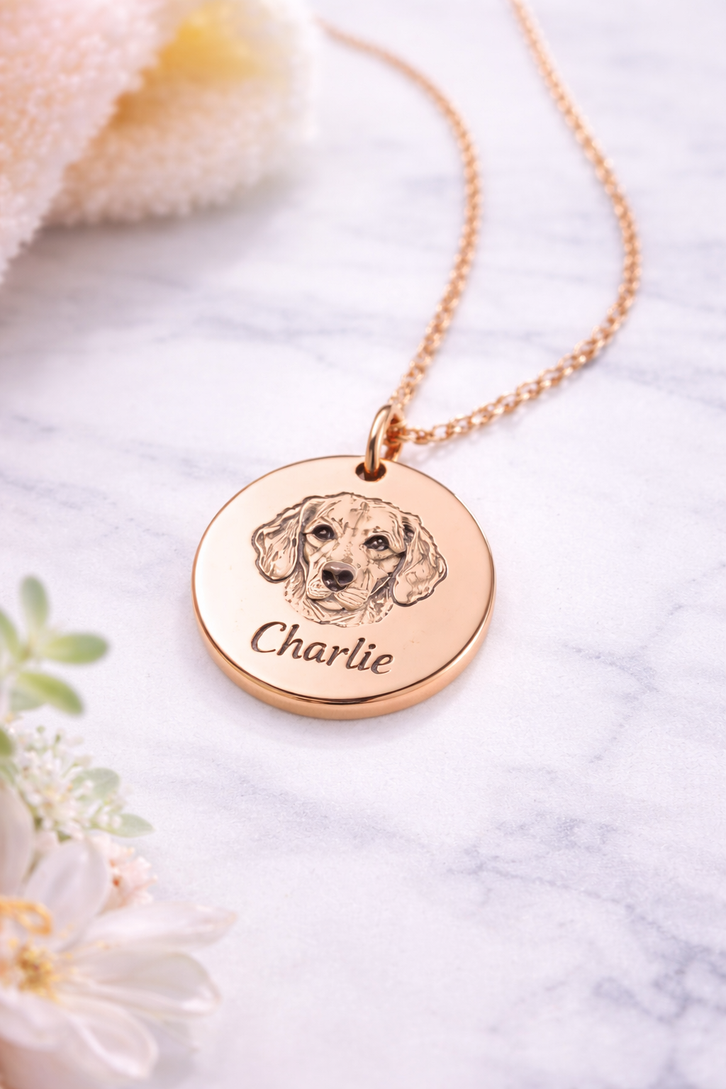 Pet Portrait Necklace