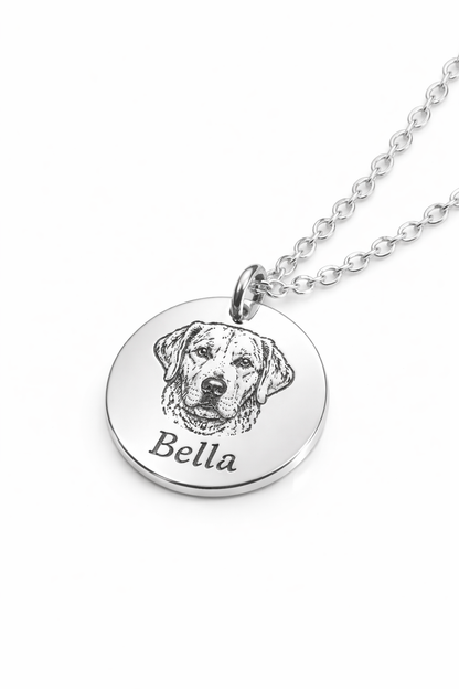 Pet Portrait Necklace