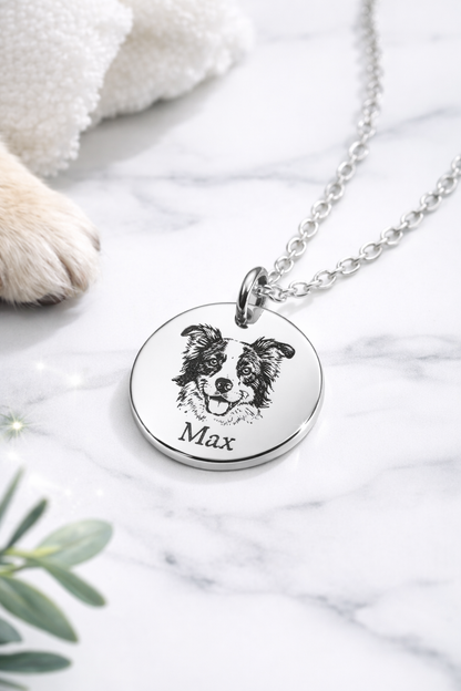 Pet Portrait Necklace
