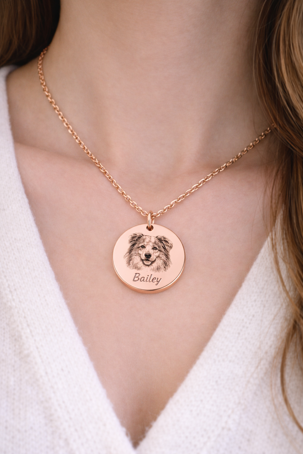 Pet Portrait Necklace
